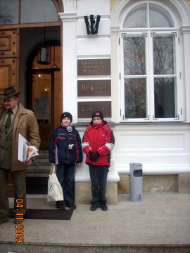 2009-11 - Odbiór nagrody w Warszawie 